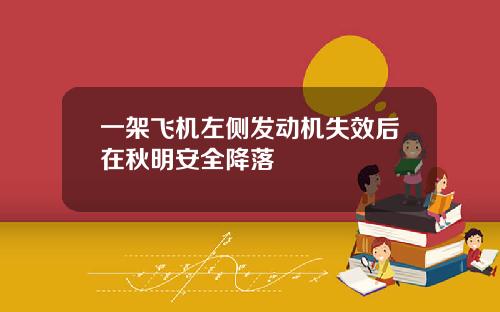 一架飞机左侧发动机失效后在秋明安全降落