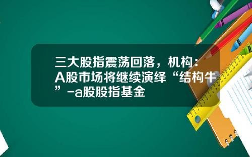 三大股指震荡回落，机构：A股市场将继续演绎“结构牛”-a股股指基金