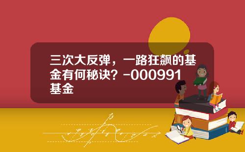 三次大反弹，一路狂飙的基金有何秘诀？-000991基金