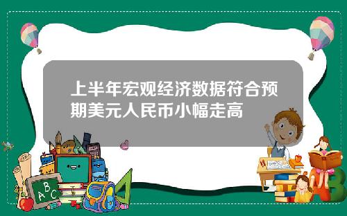 上半年宏观经济数据符合预期美元人民币小幅走高