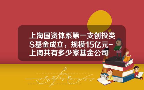 上海国资体系第一支创投类S基金成立，规模15亿元-上海共有多少家基金公司