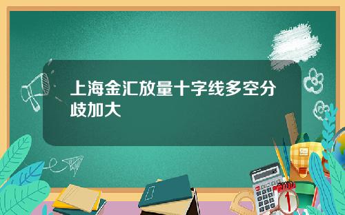 上海金汇放量十字线多空分歧加大