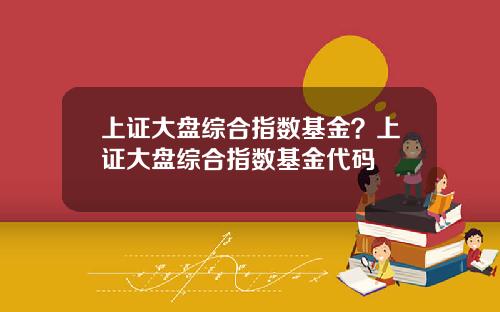 上证大盘综合指数基金？上证大盘综合指数基金代码