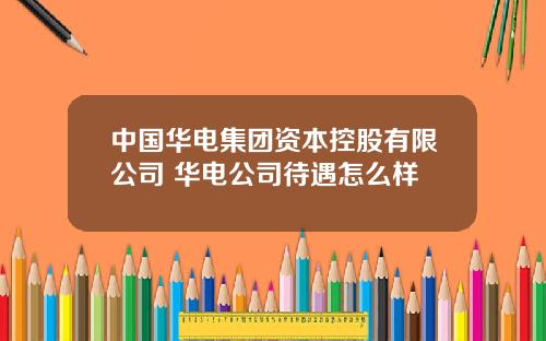 中国华电集团资本控股有限公司 华电公司待遇怎么样