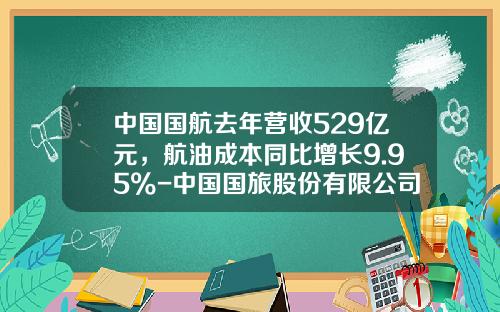 中国国航去年营收529亿元，航油成本同比增长9.95%-中国国旅股份有限公司2013年报