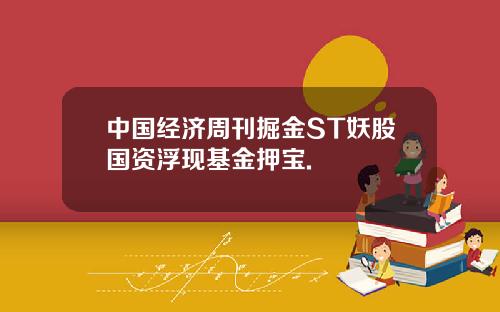 中国经济周刊掘金ST妖股国资浮现基金押宝.