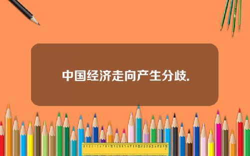 中国经济走向产生分歧.