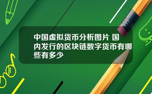 中国虚拟货币分析图片 国内发行的区块链数字货币有哪些有多少