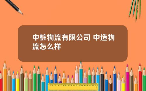 中桩物流有限公司 中造物流怎么样