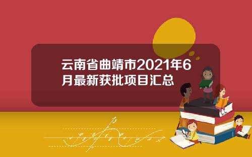 云南省曲靖市2021年6月最新获批项目汇总