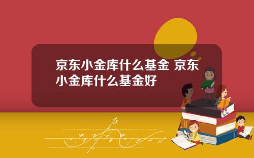 京东小金库什么基金 京东小金库什么基金好