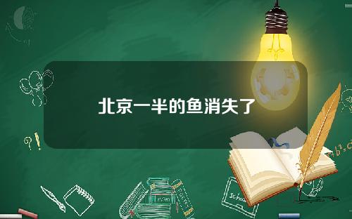 北京一半的鱼消失了