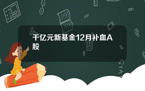 千亿元新基金12月补血A股