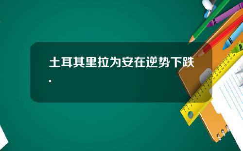 土耳其里拉为安在逆势下跌.