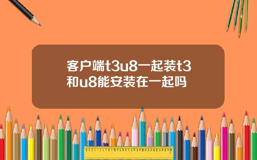 客户端t3u8一起装t3和u8能安装在一起吗