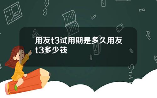 用友t3试用期是多久用友t3多少钱