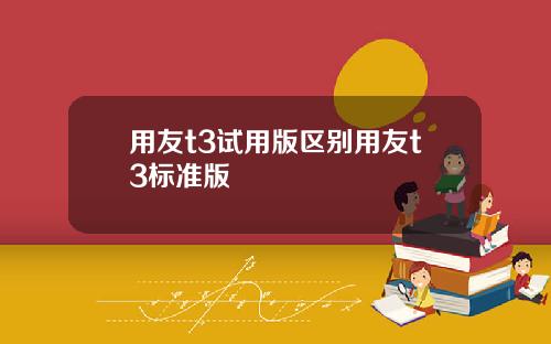 用友t3试用版区别用友t3标准版
