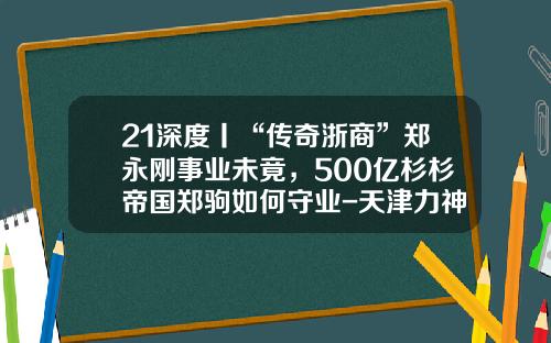 21深度丨“传奇浙商”郑永刚事业未竟，500亿杉杉帝国郑驹如何守业-天津力神电池股份有限公司借壳