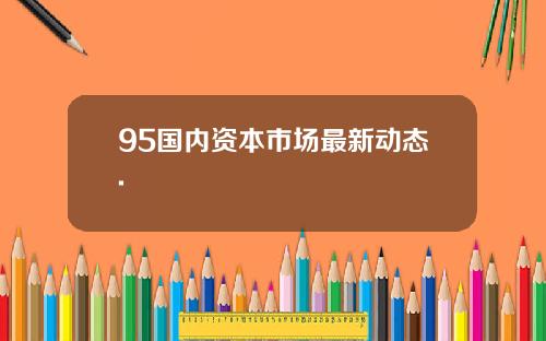 95国内资本市场最新动态.