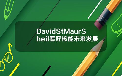 DavidStMaurSheil看好核能未来发展