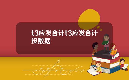 t3应发合计t3应发合计没数据