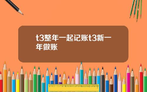 t3整年一起记账t3新一年做账
