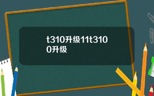 t310升级11t3100升级