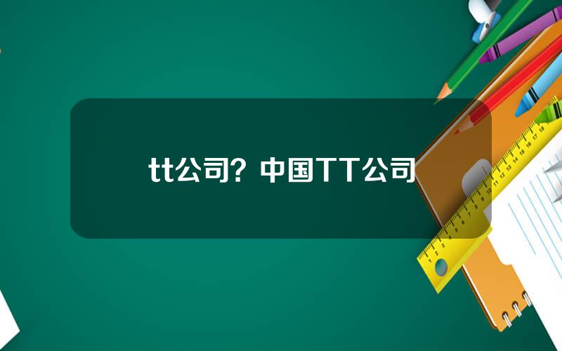 tt公司？中国TT公司