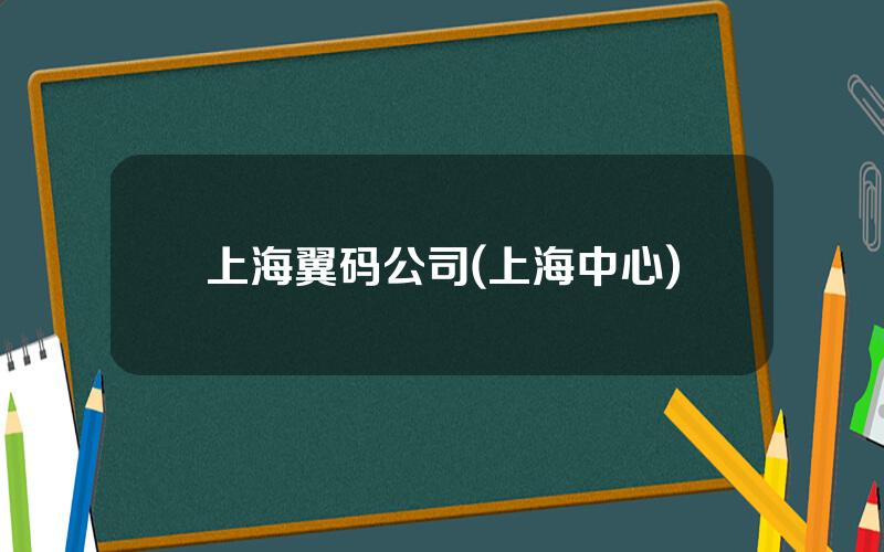 上海翼码公司(上海中心)