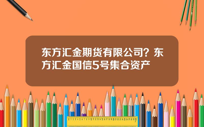 东方汇金期货有限公司？东方汇金国信5号集合资产