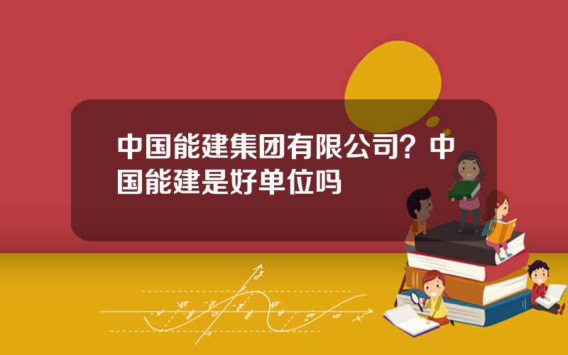 中国能建集团有限公司？中国能建是好单位吗
