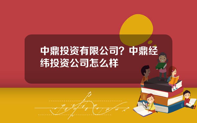 中鼎投资有限公司？中鼎经纬投资公司怎么样