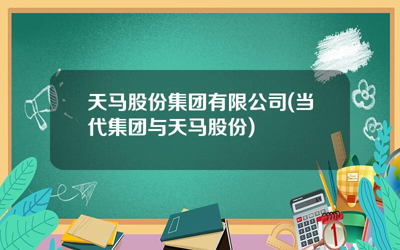 天马股份集团有限公司(当代集团与天马股份)
