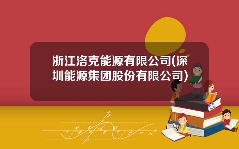 浙江洛克能源有限公司(深圳能源集团股份有限公司)